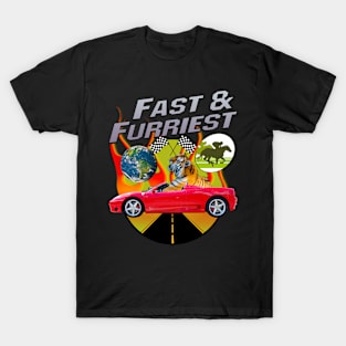 Fast N' Furriest - Absolutely Ridiculous Parody Joke T-Shirt